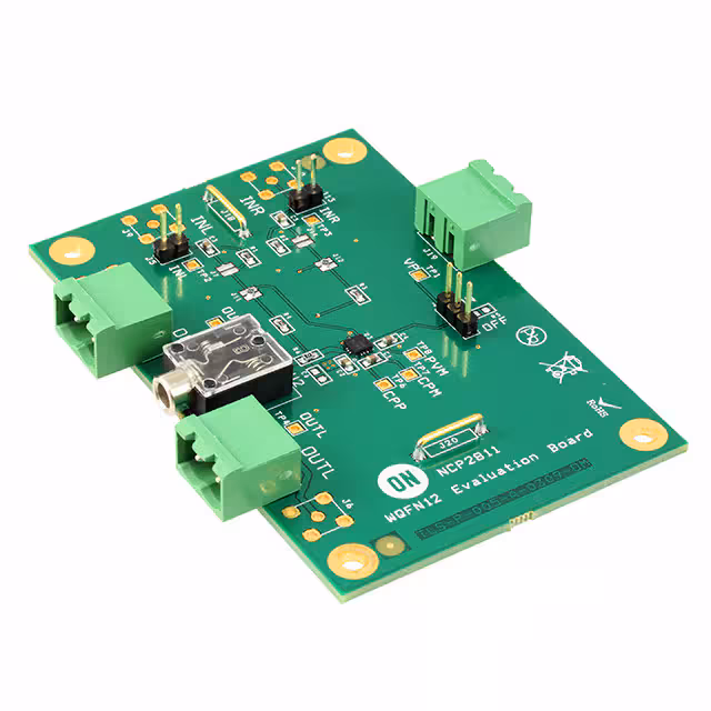 NCP2811AMTTXGEVB onsemi  Cartes d'évaluation - Amplificateurs audio